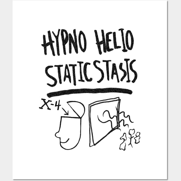 Hypno Helio Static Stasis - MST3K Inspired Tee Wall Art by TJWDraws